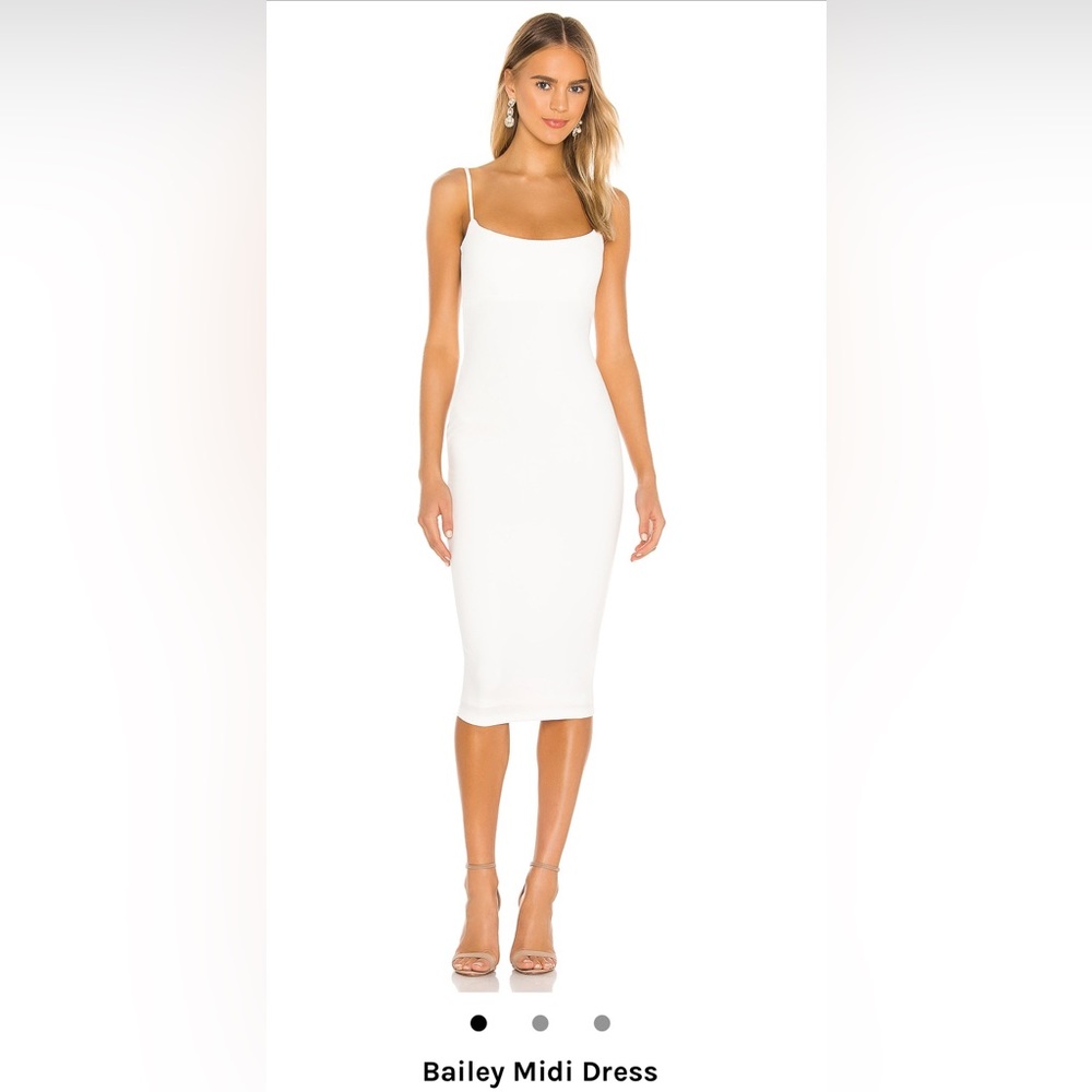 Nookie Bailey Midi Dress, Ivory, Small